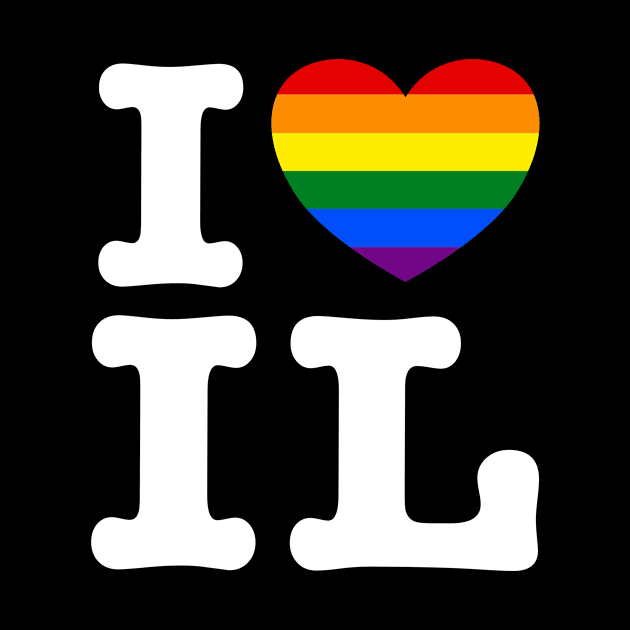 Illinois Pride - I Love Illinois by winwinshirt