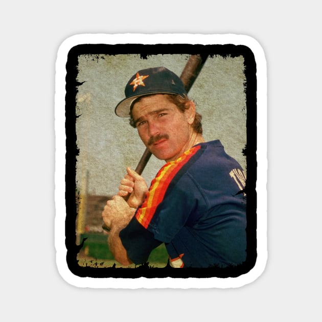 Dickie Thon in Houston Astros Magnet by anjaytenan