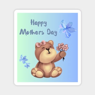 Happy Mothers day Teddy Bear Magnet