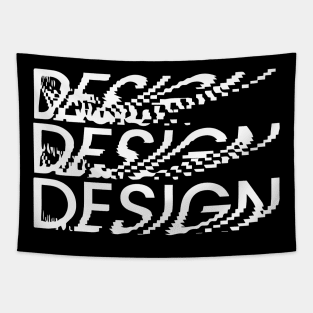 distorted pixel design logo Tapestry