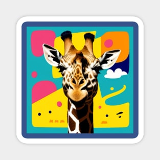 Toddler Boys Giraffe Magnet