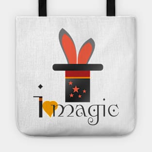 i love magic Tote