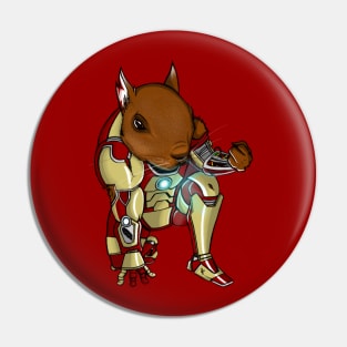 Iron Squirrel Pin