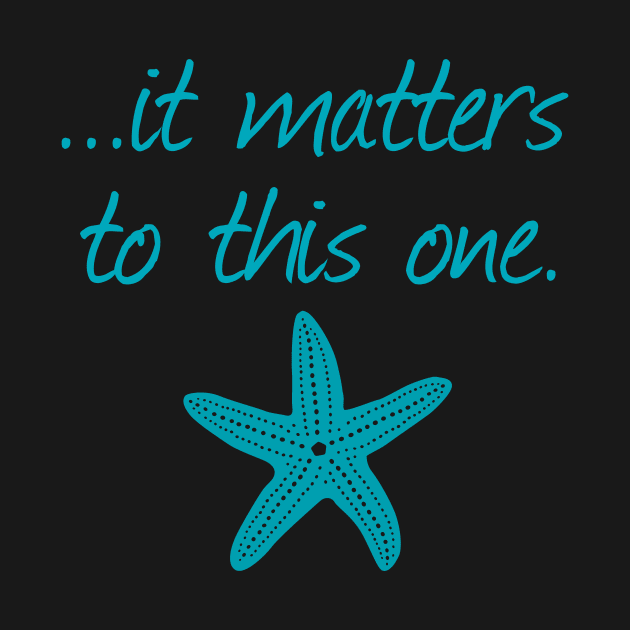 It Matters To This One Inspirational Starfish Story by FlashMac