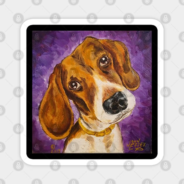 Arrogant Puppy Magnet by EssexArt_ABC