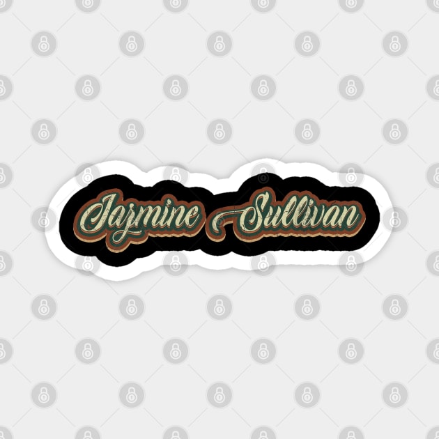 vintage tex Jazmine Sullivan Magnet by Rada.cgi