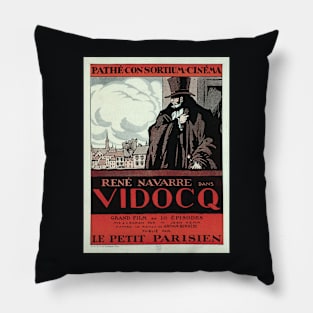 Movie poster for "Vidocq" Pillow