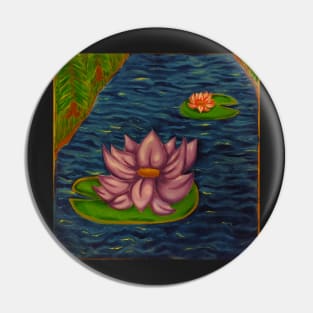 Water Lillies Pin