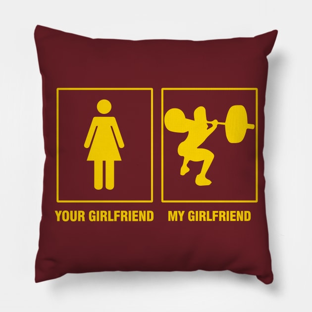 Your Girlfriend Vs My Girlfriend Men Gifts Pillow by Salt88