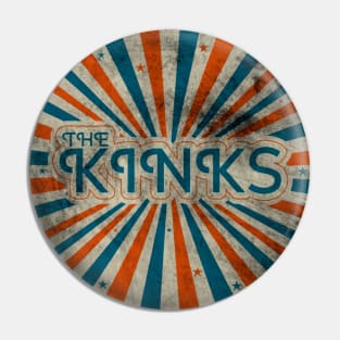 kinks vintage Pin