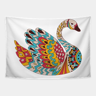 swan funny gift idea Tapestry