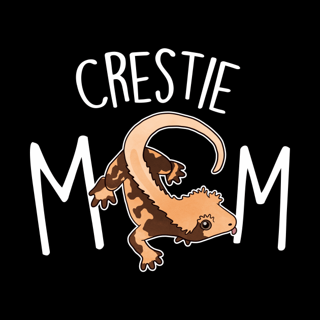 Crested Gecko Crestie Mom by Psitta