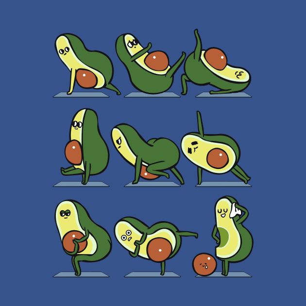 Avocado Yoga For A Flat Tummy by huebucket