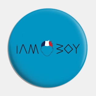 I am a French boy Pin