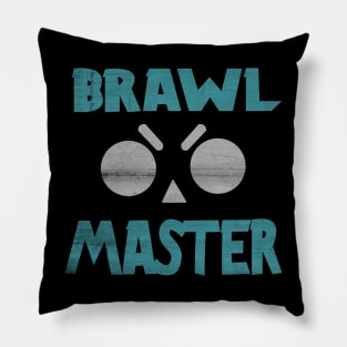 brawl master blue Pillow