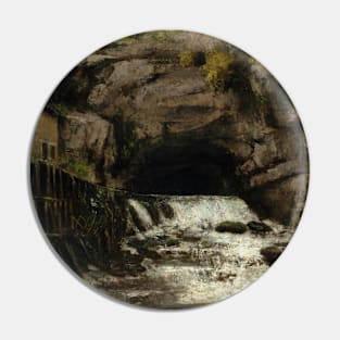 The Source of the Loue by Gustave Courbet Pin