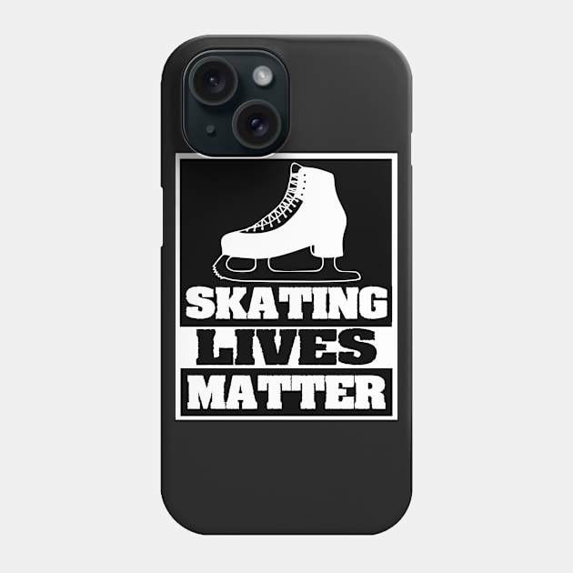 Ice skating Phone Case by reyzo9000