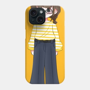 Smile anime girl Phone Case