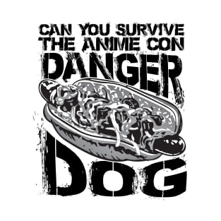 Anime Con Danger Dog on white T-Shirt