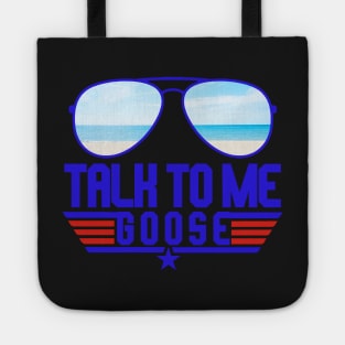 vintage talk to me goose cool design Tote