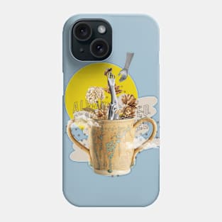 Floral cup Phone Case