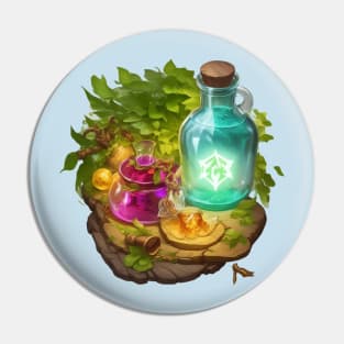 Magic Wizard Healing Potions Pin