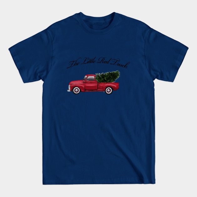 Discover The Little Red Truck - Red Truck With Christmas Tree - T-Shirt