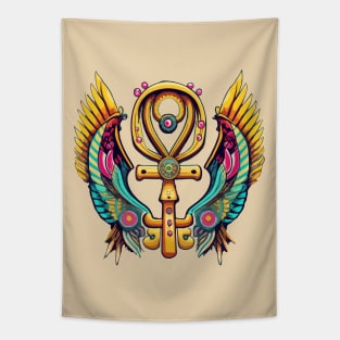 Ankh-ward Antics Tapestry