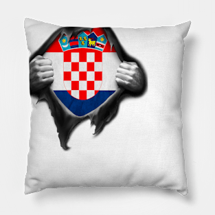 Croatia Flag. Proud Croat Pillow