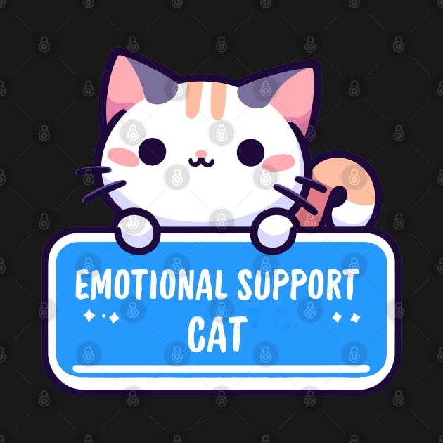 Kawaii Emotional Support Cat by TomFrontierArt