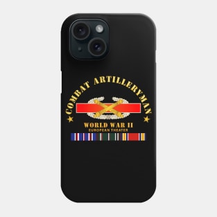 Combat Artilleryman Badge - World War II Vet w EU SVC Phone Case