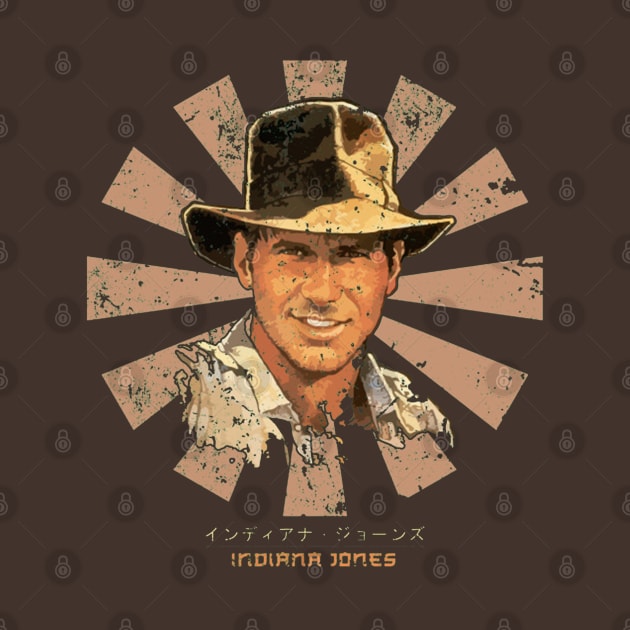 Indiana Jones Retro Japanese by millustrationsbymatt