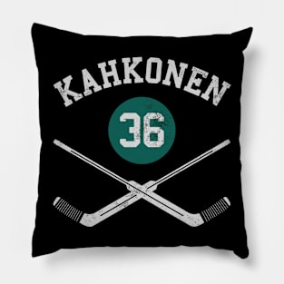 Kaapo Kahkonen San Jose Goalie Sticks Pillow