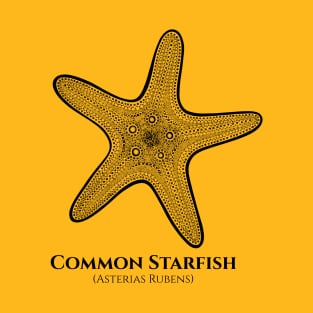 Starfish with Common and Scientific Names - sea animal design T-Shirt