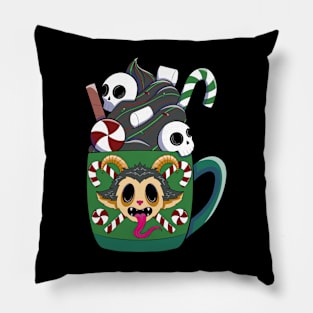 Krampus Cocoa Pillow