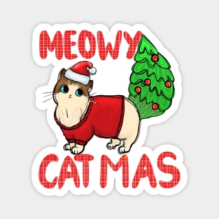 Meowy CatMas Magnet