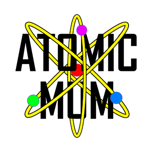 Atomic Mum Black T-Shirt