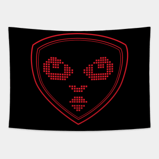 Go Robo Now Broadcast-V Headshot Tapestry