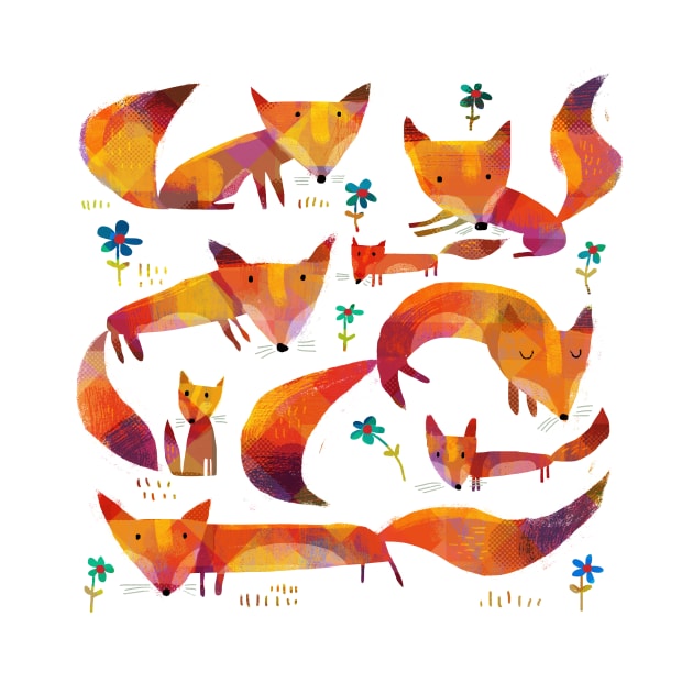 Daytime Foxes by Gareth Lucas