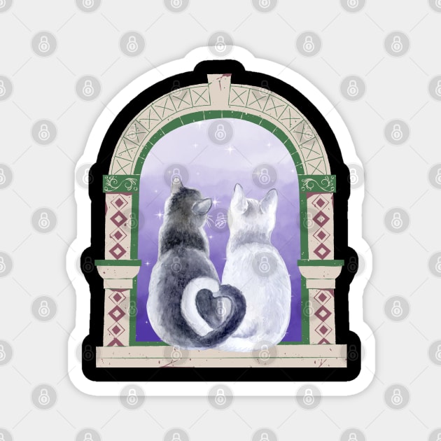 Paws & Stardust Magnet by Champanie's Store