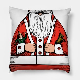 rolly polly Santa Pillow