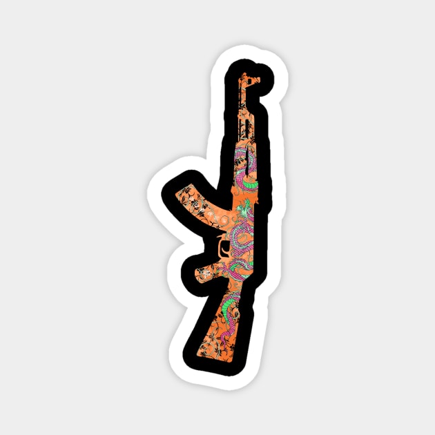 kalashnikov AK 47 Magnet by Kotolevskiy