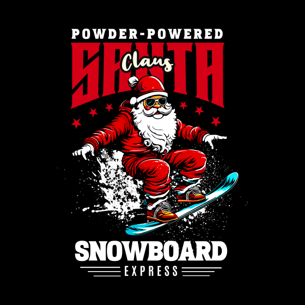 Snowboard Santa by Graffik-Peeps
