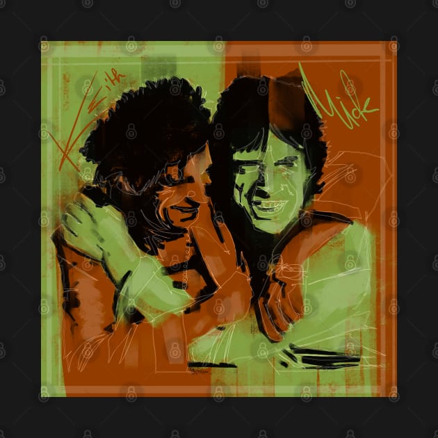 Mick and Keith by Glap