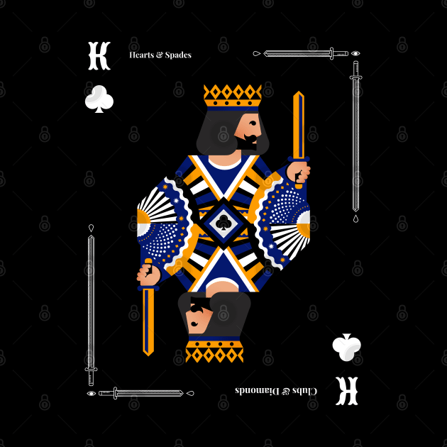 King of Clubs - Poker Card Design by BB Funny Store