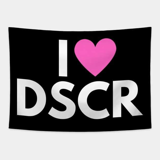 I Love DSCR Tapestry by Real Estate Store