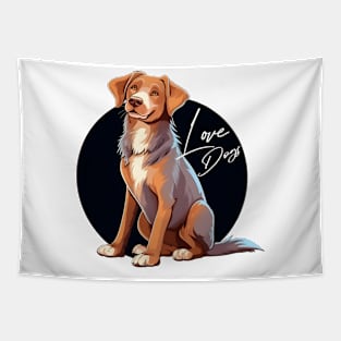 Cute Australian Shepherd Tapestry