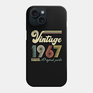 Vintage 1967 57th Birthday Gift Men Women 57 Years Old Phone Case