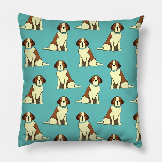 Dog Pattern Pillow by AnimalPatterns