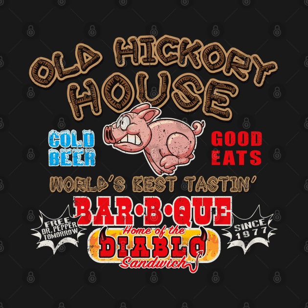 Old Hickory House BBQ Smokey and the Bandit Dks by Alema Art